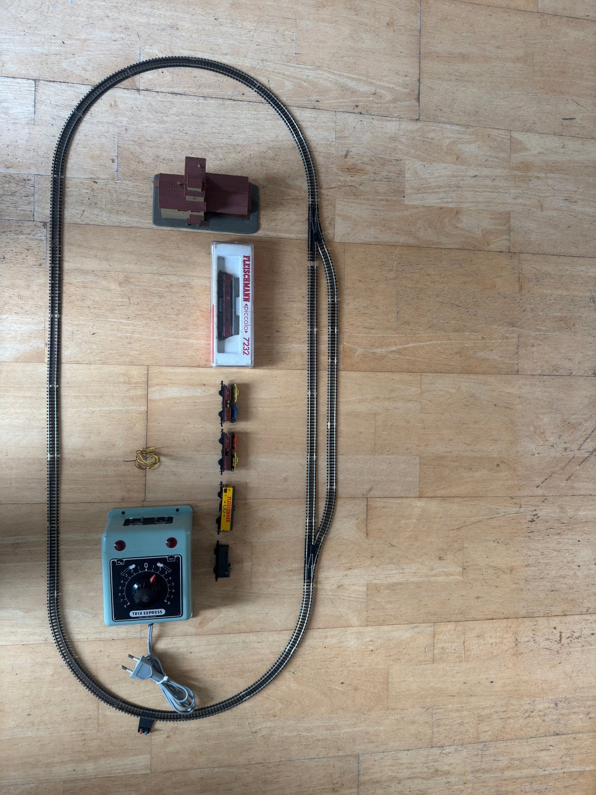 Fleischmann Piccolo/Minitrix startset BR210 | 1/160 N spoor, Gelijkstroom, Fleischmann, Ophalen of Verzenden, Analoog