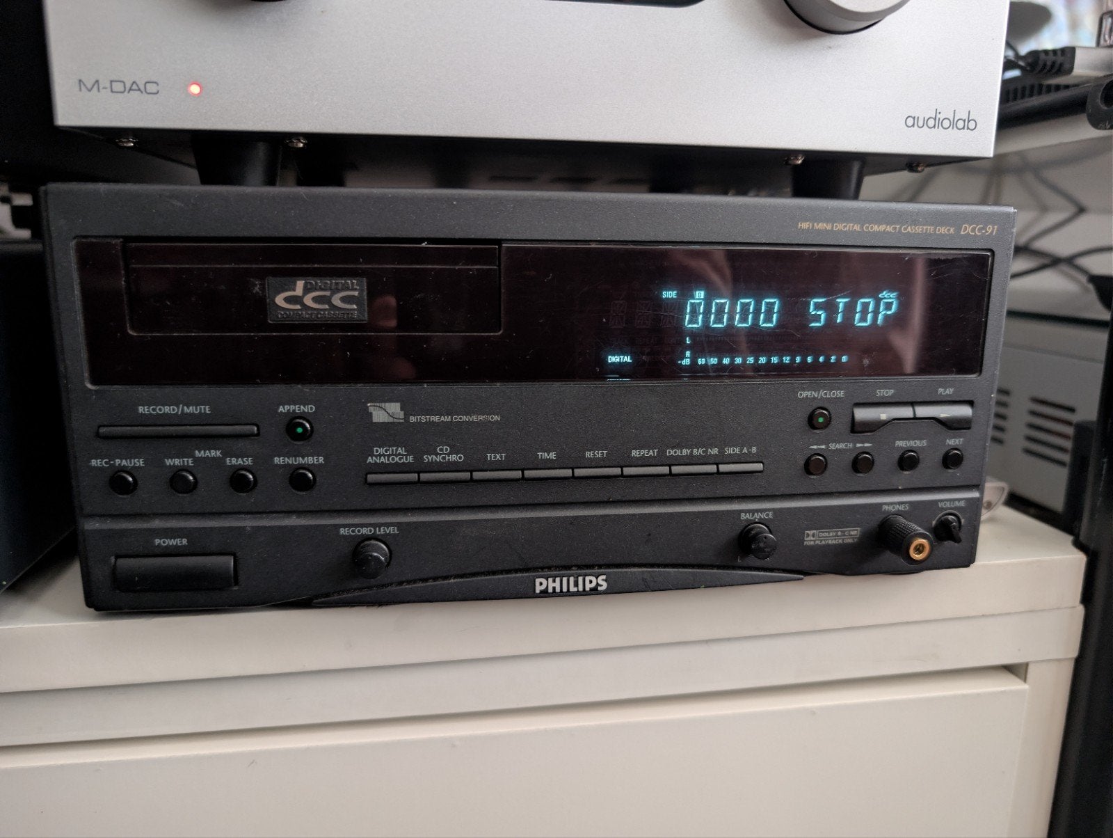 Philips DCC 91 met dcc cassettes., Ophalen of Verzenden, Philips