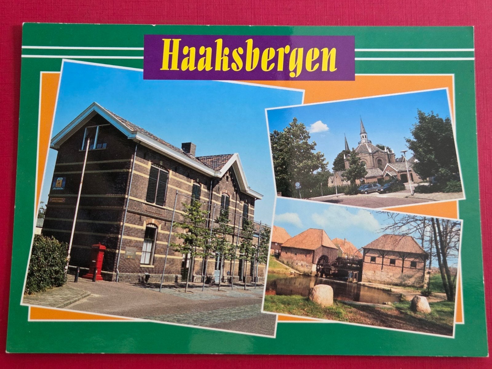 Haaksbergen bij Neede 3-luik met station, Verzamelen, Verzenden, 1960 tot 1980