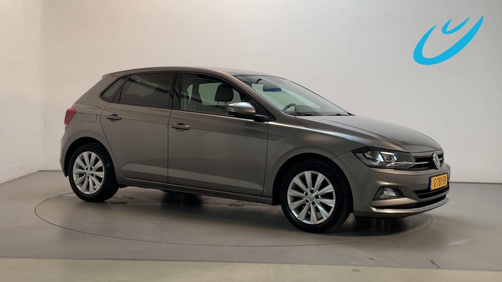 Volkswagen Polo 1.0 TSI Highline Navigatie Parkeersensoren D, Auto's, Voorwielaandrijving, Stof, Met garantie (alle), Origineel Nederlands