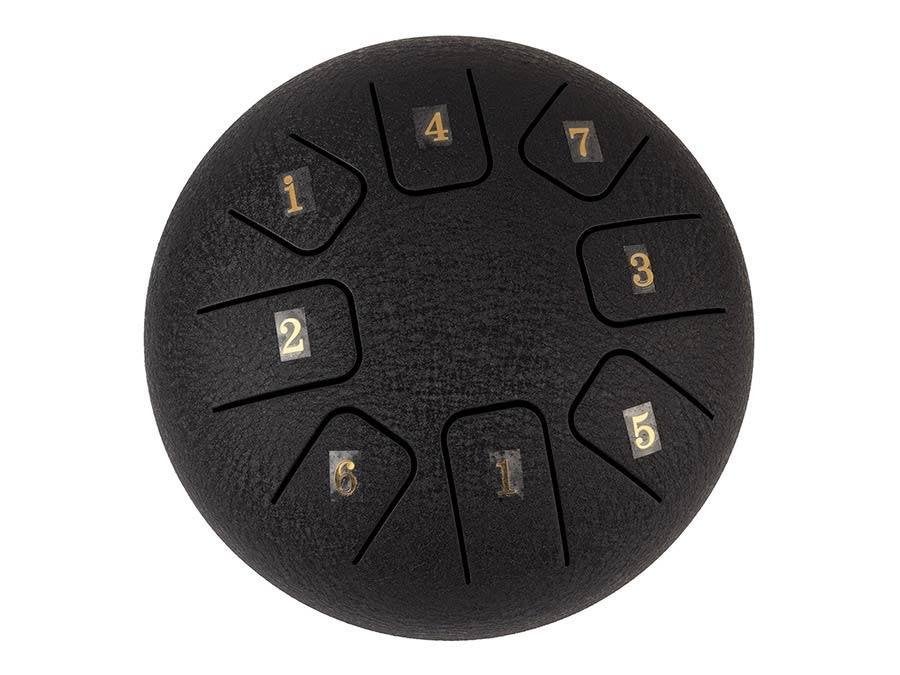 HTD0608/RB |Hayman stalen tongdrum 6" grof zwart, ., Nieuw, Ophalen of Verzenden, Melodische percussie