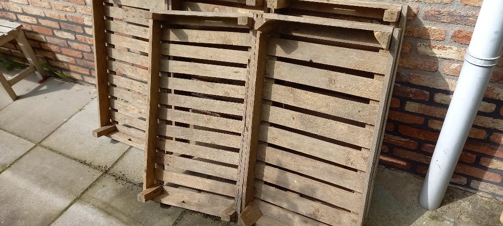Kisten hout voor groenten en fruit, Ophalen, Gebruikt