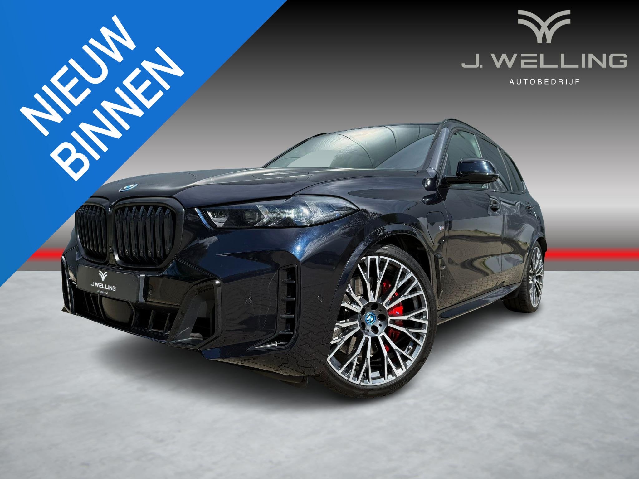 BMW X5 xDrive50e M-Sport 22 inch M-Seats tr.hk H&K, Auto's, Automaat, Gebruikt, 2395 kg, Zwart