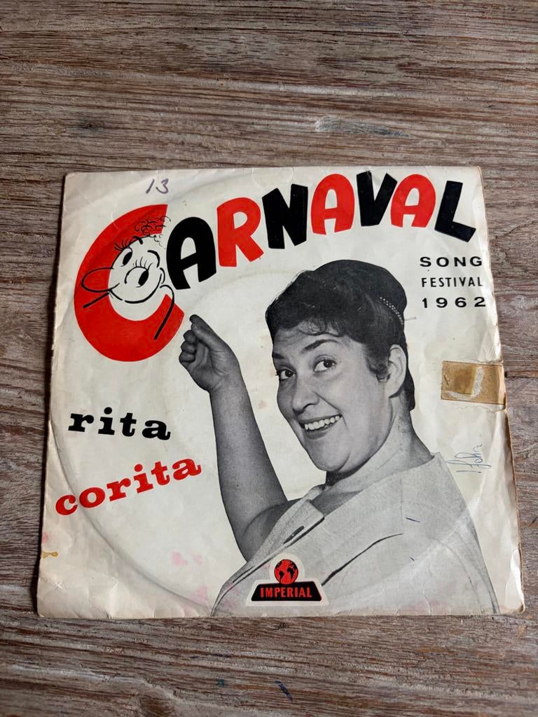 Rita Corita - Carnaval / Majorca (Single, 1962), Gebruikt, Originele persing, 7 inch, Ophalen of Verzenden
