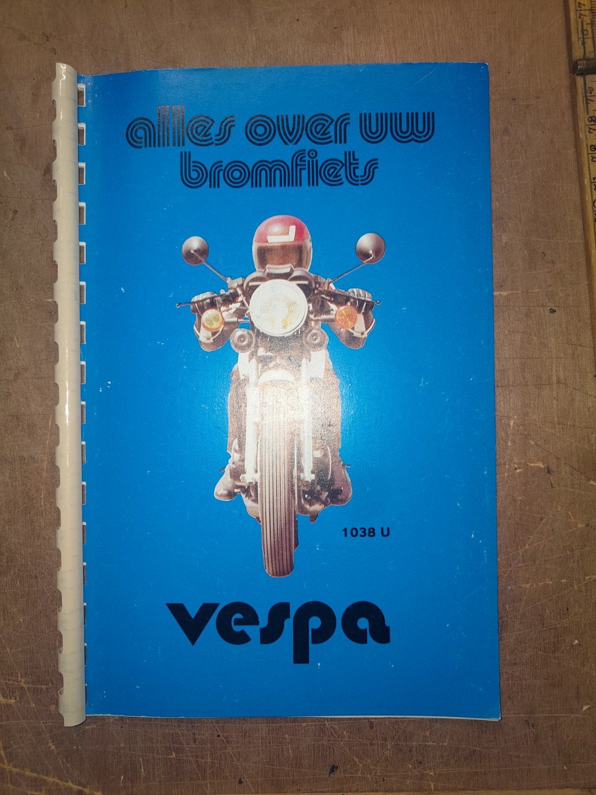 Werkplaats handboek Vespa Ciao Boxer, Fietsen en Brommers, Ophalen of Verzenden