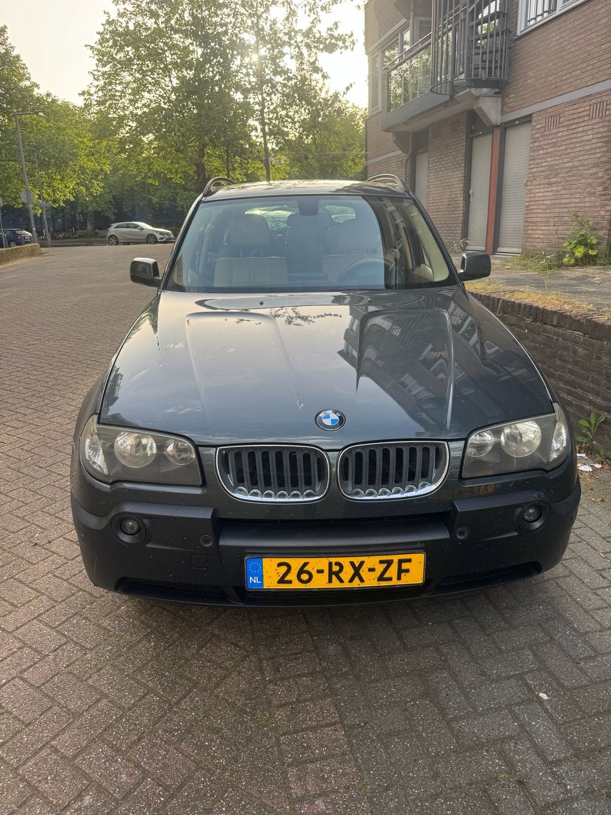 BMW X3 2.0 I 2005 Groen, Auto's, 1995 cc, Beige, 4 cilinders, Handgeschakeld