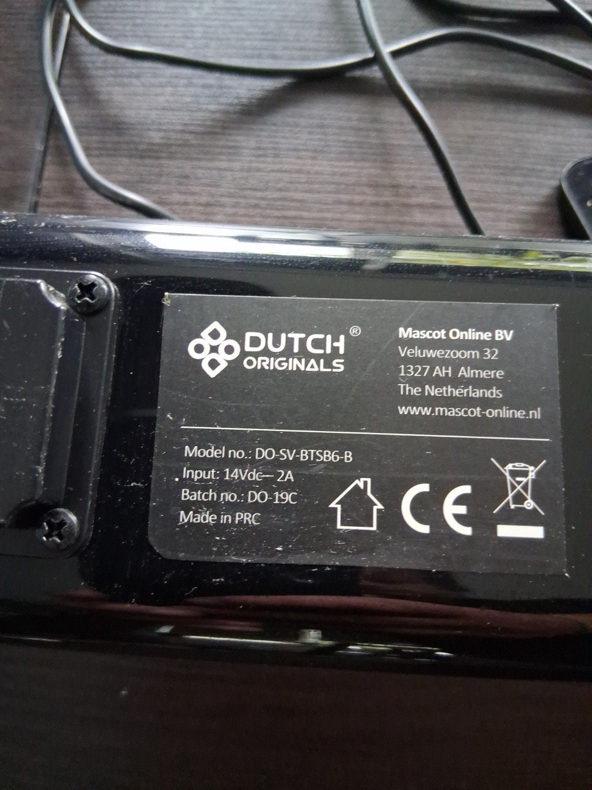 Dutch Originals Soundbar met Bluetooth en afstandsbediening, Audio, Tv en Foto, Ophalen