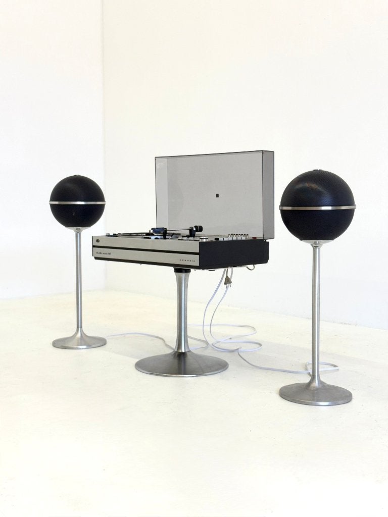 Grundig Studio 2000 Stereo Hi-Fi zwarte Audiorama speakers, -, -, Grundig, Zo goed als nieuw