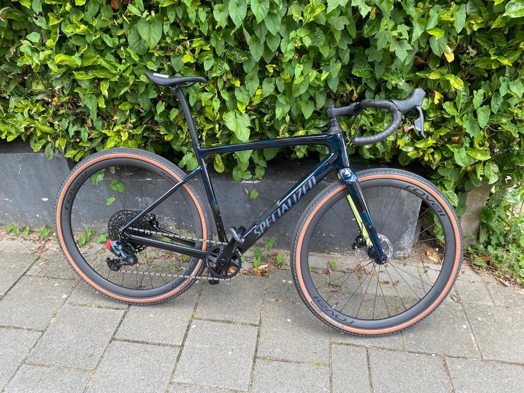 Specialized Diverge Expert 2022, SRAM Rival eTap AXS, Gebruikt, Carbon, 10 tot 15 versnellingen, Schijfrem