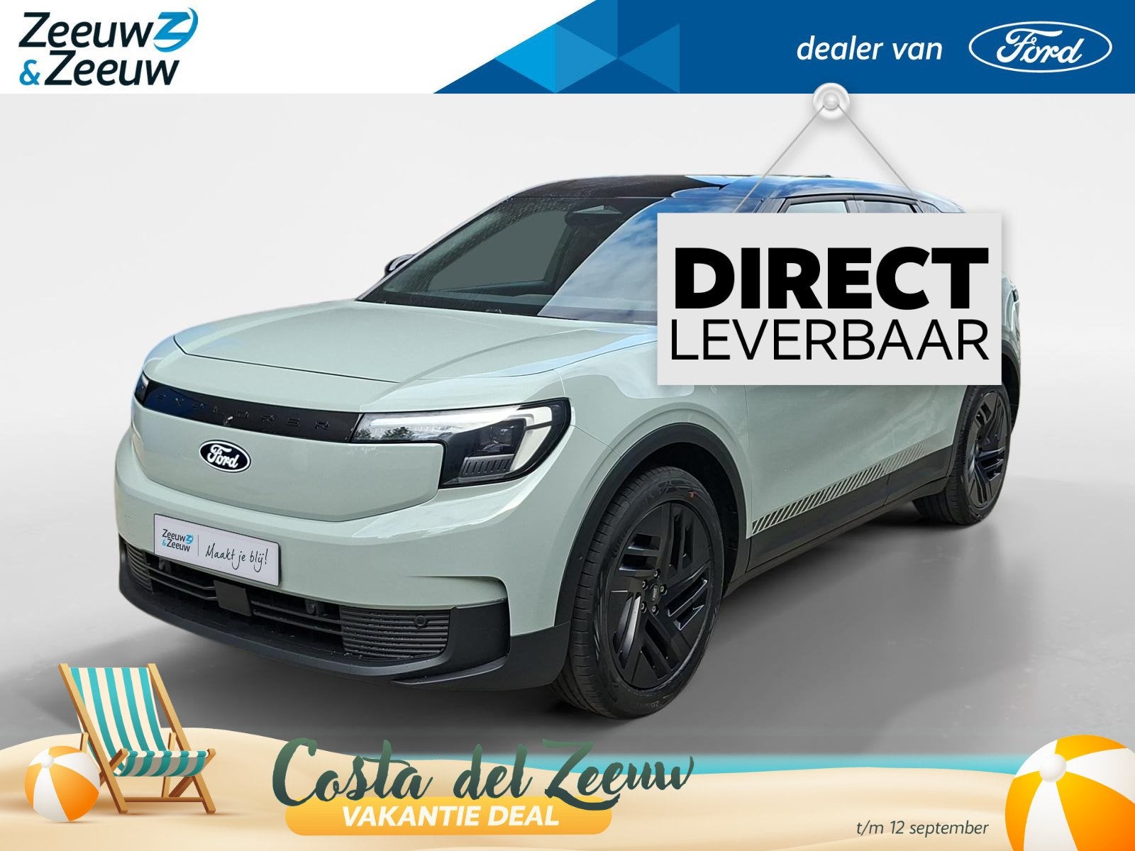 Ford Explorer Collection Extended Range RWD 79 kWh | €3.50, Auto's, Ford, Automaat, 12 maanden, Achterwielaandrijving, 1800 kg