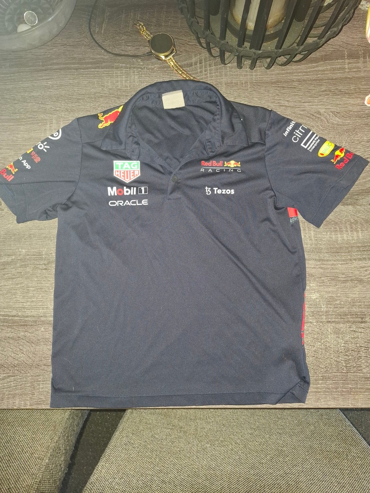 Red Bull Racing F1 Poloshirt Kinderen maat 140, Ophalen of Verzenden, Zo goed als nieuw, Red Bull Racing, Jongen of Meisje