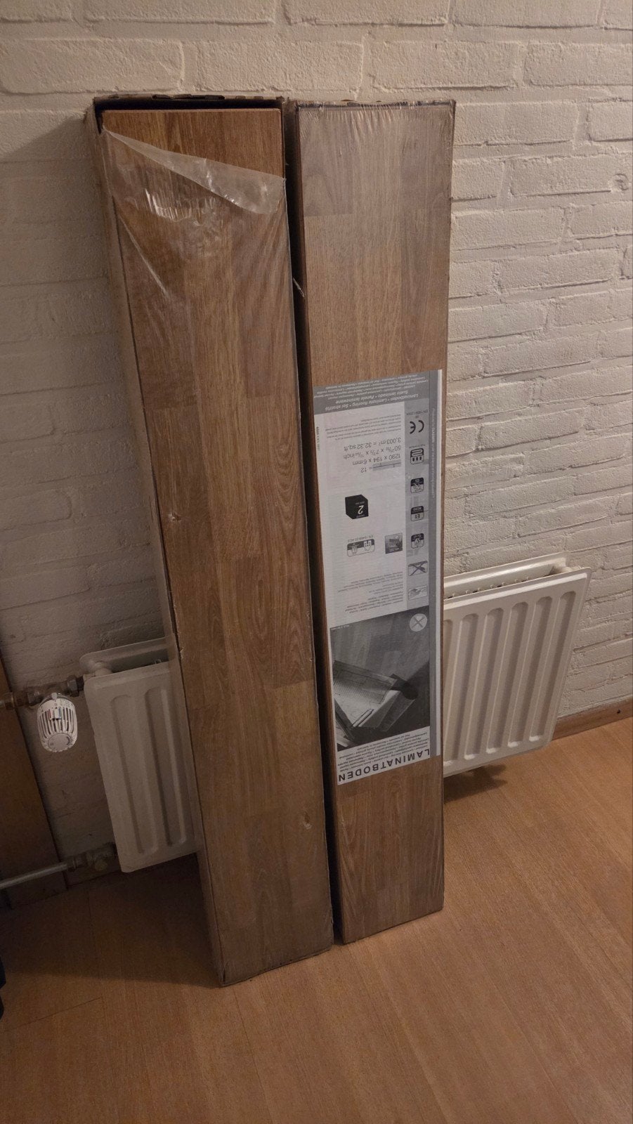 Nieuw laminaat eiken 3S 12PP - 3,00 m² per pak, Ophalen, 50 tot 150 cm, Nieuw, 5 tot 10 m²
