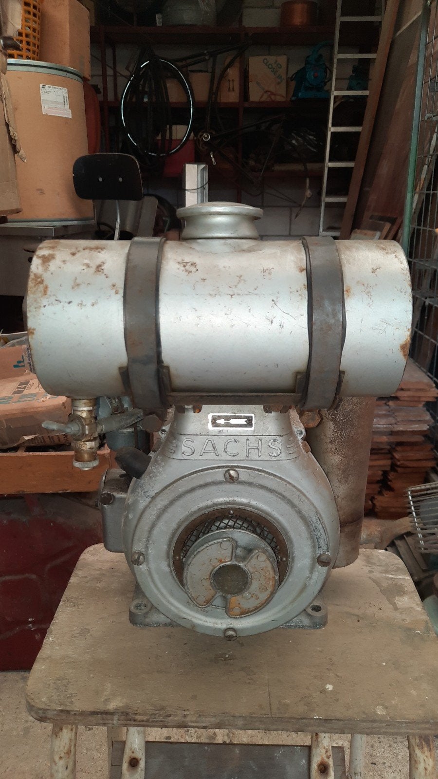 Sachs Stationaire Motor - Vintage Benzine Motor, Doe-het-zelf en Verbouw, Motoren, Ophalen