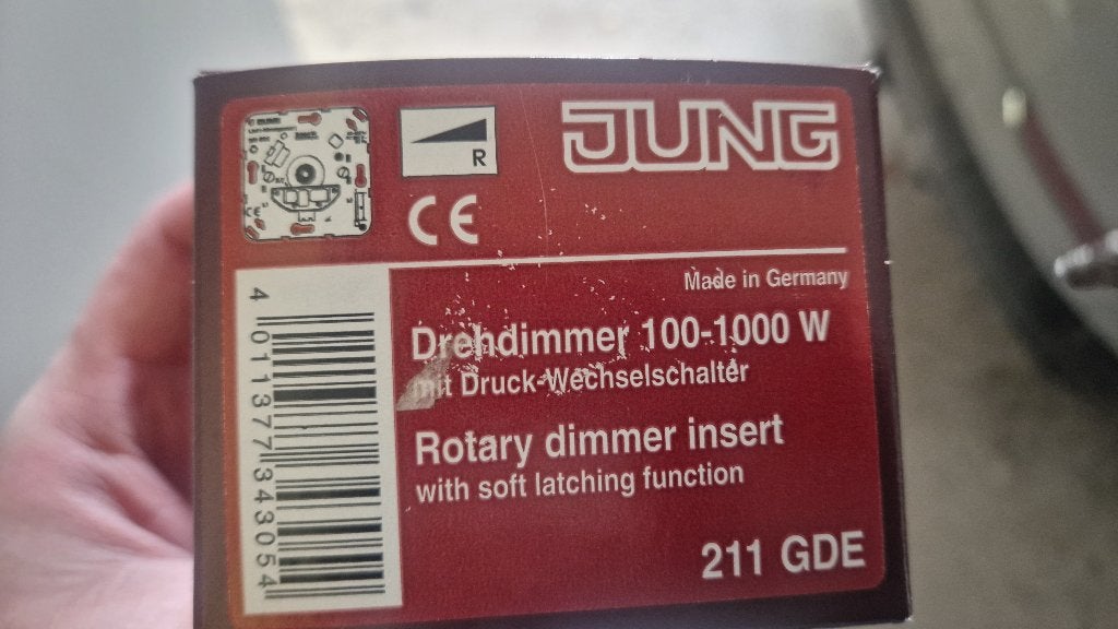 jung dimmers, Ophalen of Verzenden, Nieuw