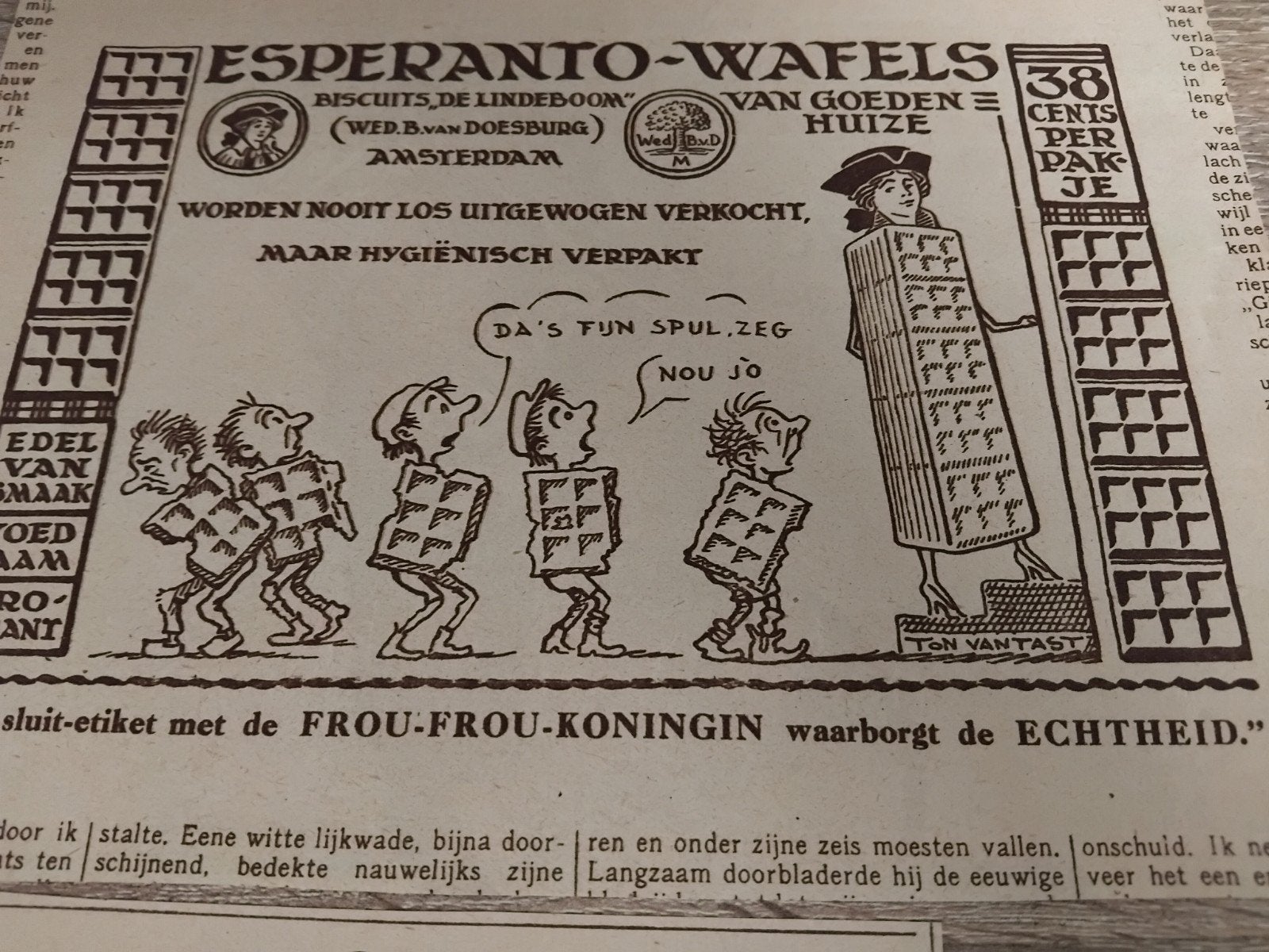 100jr oude koekjes reclame,s Mijdrecht., Ophalen of Verzenden, 1920 tot 1940, Tijdschrift