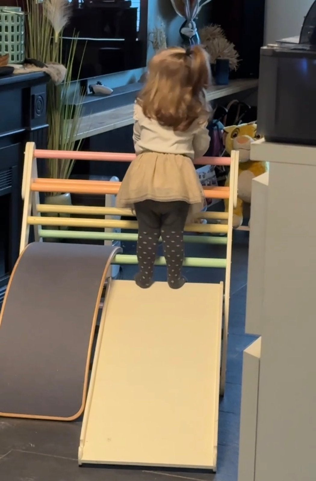 Pikkler peuter klimrek pastel, Ophalen, Zo goed als nieuw, Glijbaan