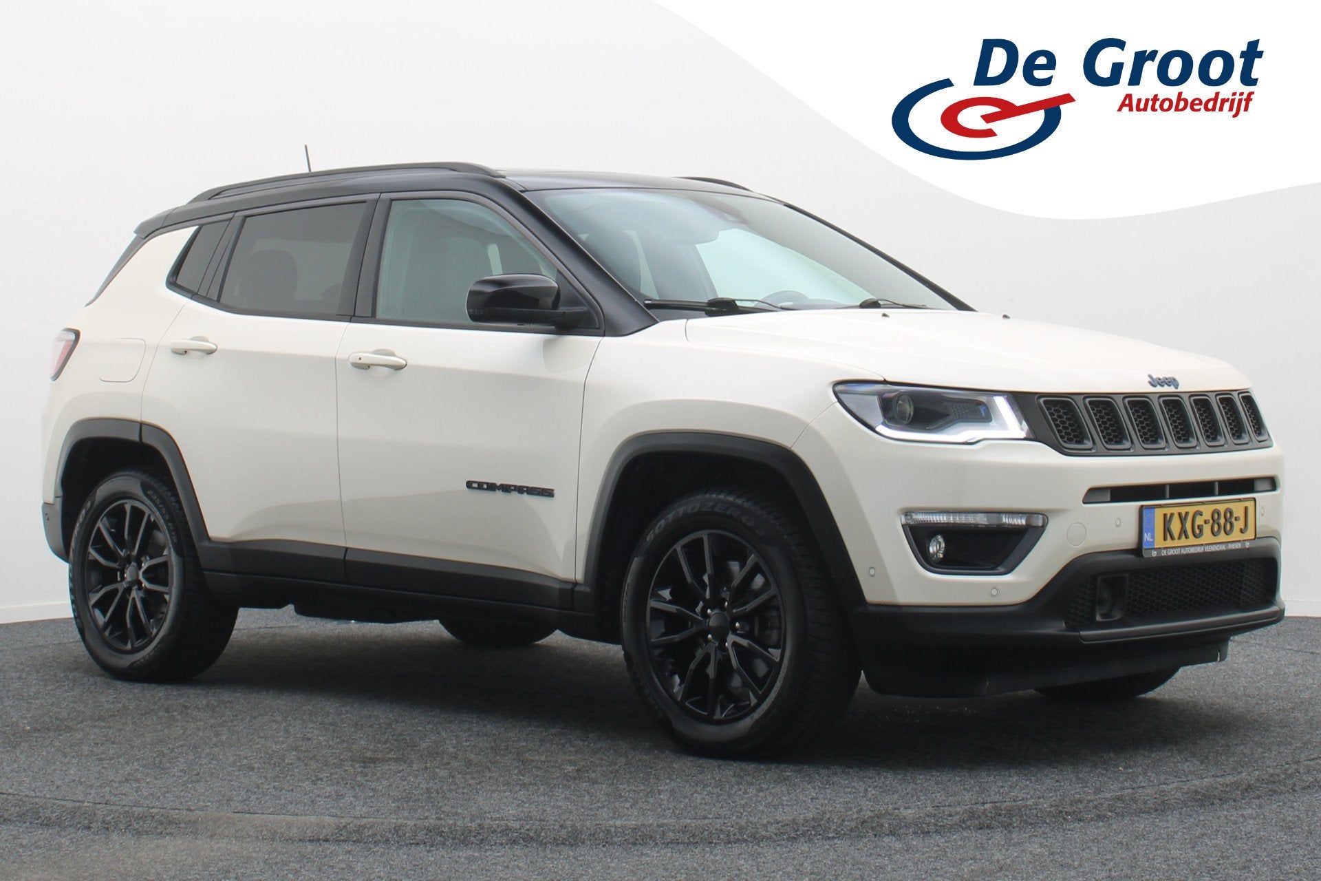 Jeep Compass 4xe 240 Plug-in Hybrid Electric S Panoramadak,, Auto's, Automaat, Dealer onderhouden, 4 cilinders, Verwarmde buitenspiegels