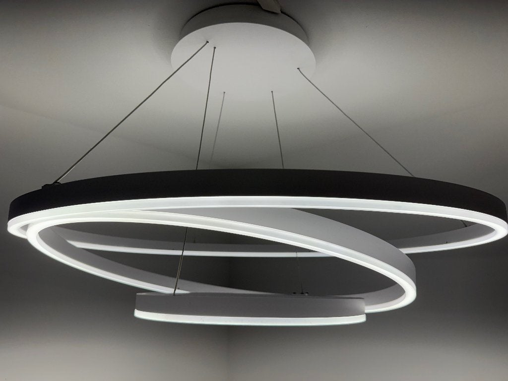 Lamp 3 ring - Lucide, Ophalen, 50 tot 75 cm, Zo goed als nieuw, Metaal