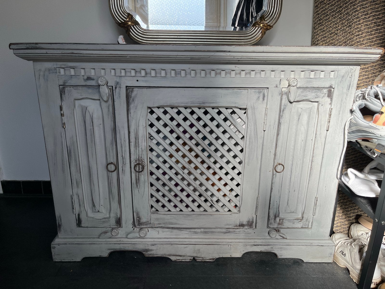 Landelijke kast, tv meubel kast 106x50x75 cm, Ophalen, Gebruikt, 100 tot 150 cm, Minder dan 100 cm