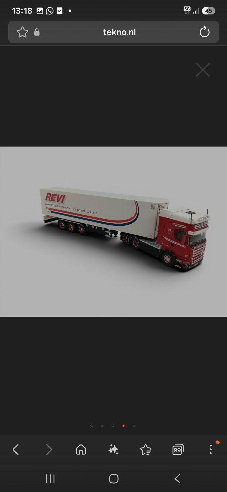 Tekno Revi, Ophalen of Verzenden, Zo goed als nieuw, Bus of Vrachtwagen, Tekno