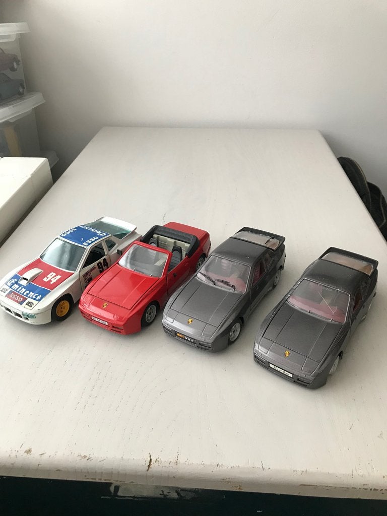 Porsche 924 944 Turbo Burago Majorette 1:24, Hobby en Vrije tijd, Modelauto's | 1:24, Ophalen of Verzenden, Gebruikt, Overige merken