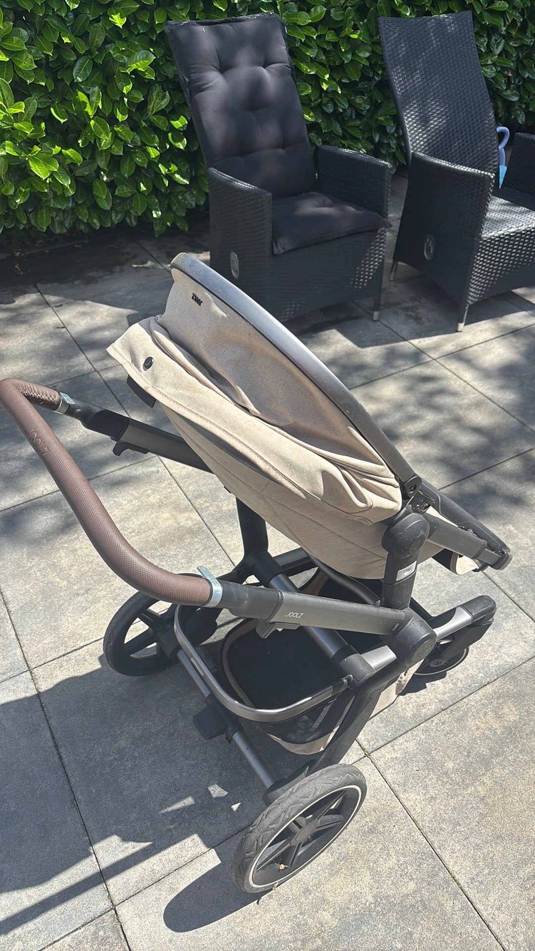 Joolz Day+ complete set | Timeless taupe, Verstelbare duwstang, Ophalen of Verzenden, Zo goed als nieuw, Kinderwagen