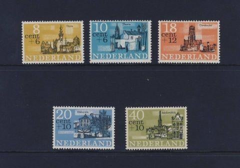 Postfris, Zomerzegels 1965 NVPH 842/846, Postzegels en Munten, Postzegels | Nederland, Ophalen of Verzenden, Na 1940, Postfris