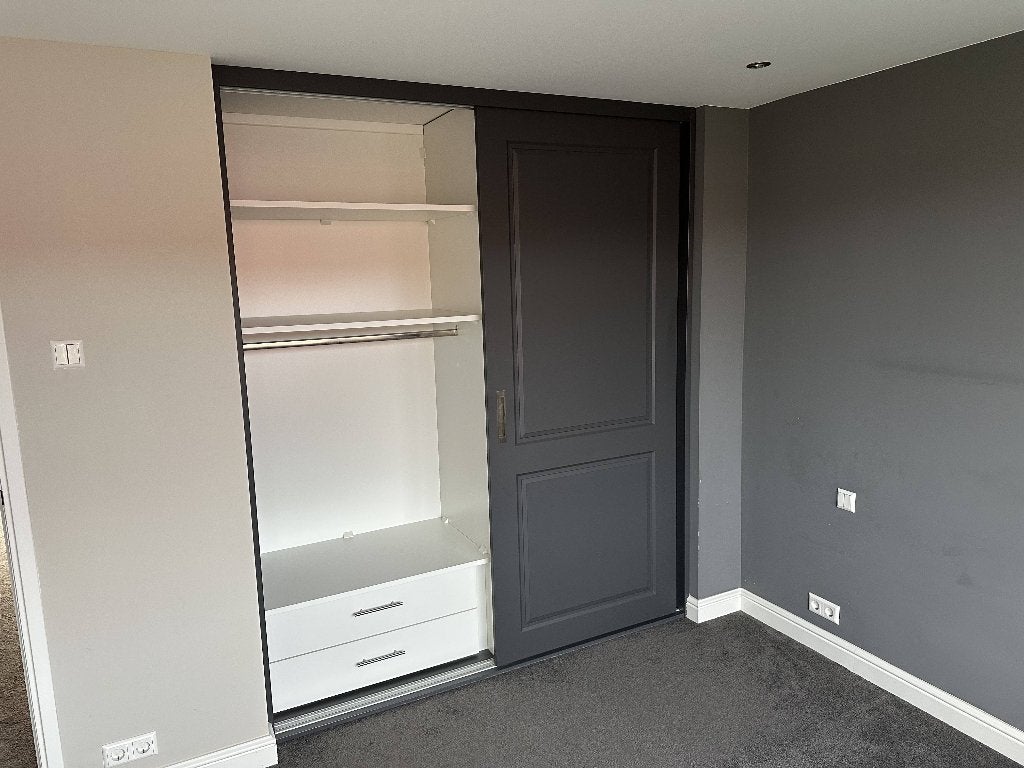Luxe inbouwkast / schuifdeurkast – veel opbergruimte, Ophalen, 200 cm of meer, 75 cm of meer, 150 tot 200 cm