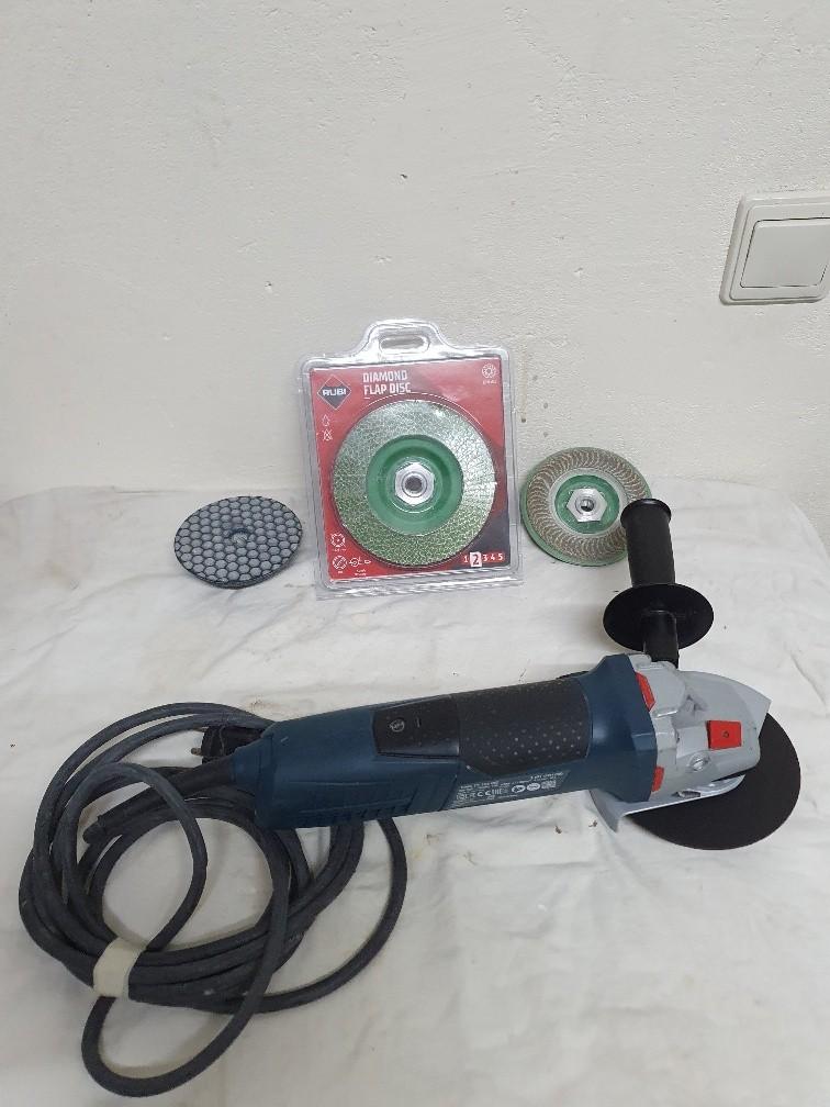 Bosch GWS 17-125 slijptol regelbaar toerental, Ophalen, Zo goed als nieuw, 1000 watt of meer, Haakse handslijpmachine