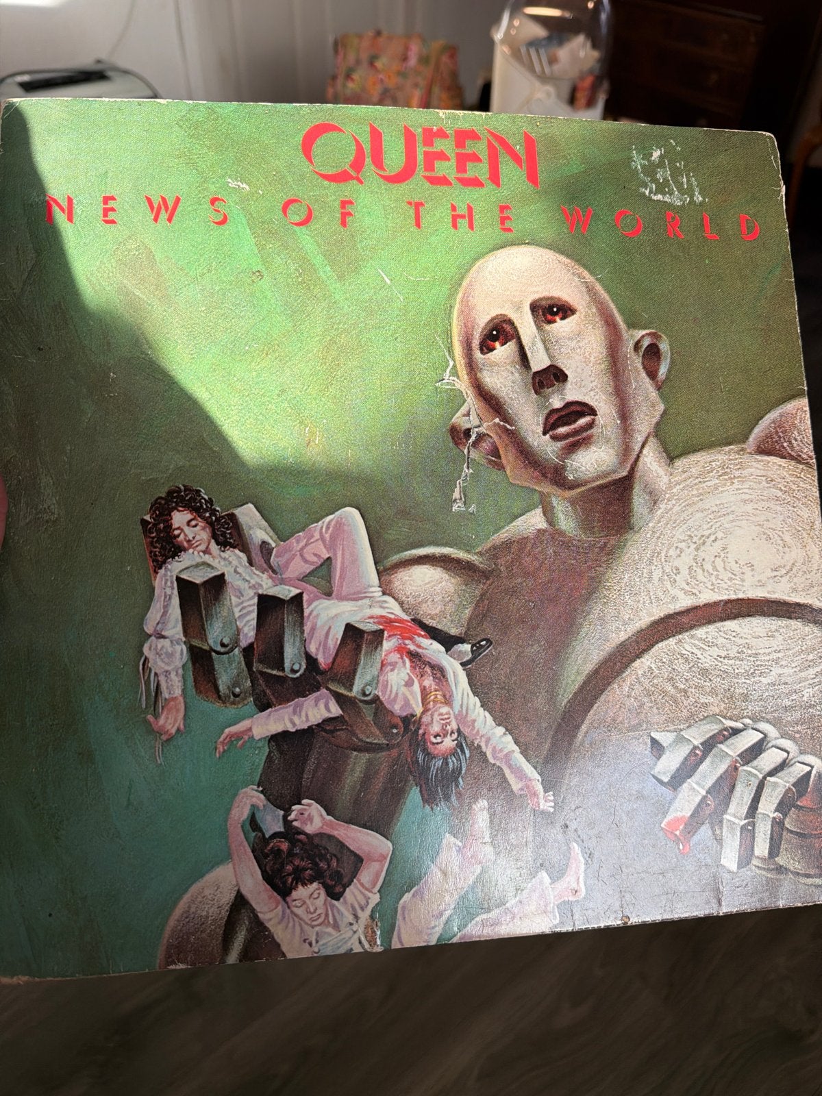 Queen - News of the World LP (1977) - Classic Rock Vinyl, LP, Gebruikt, Originele persing, Ophalen of Verzenden