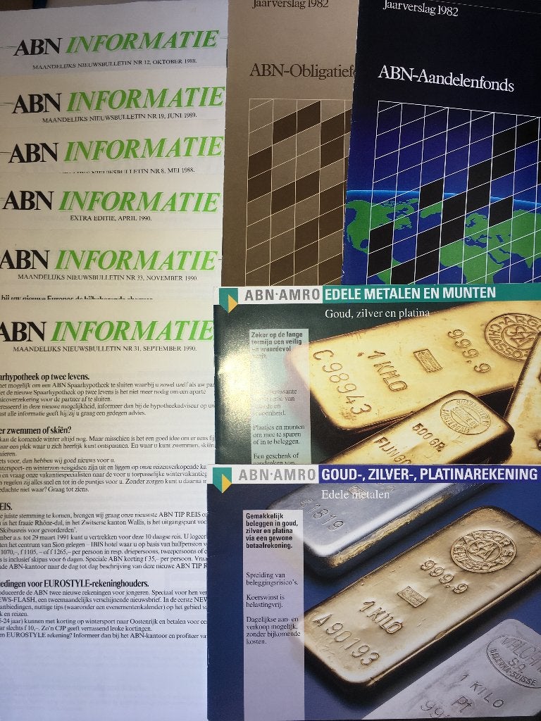 ABN Amro informatie & reclame brochures folders / enveloppen, Ophalen of Verzenden, Overige typen