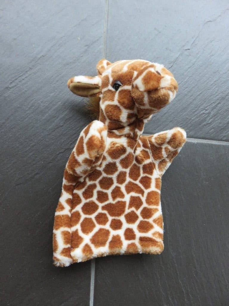 Handpop giraf, ca 27cm. Mooi en stevig., Ophalen of Verzenden, Zo goed als nieuw, Ontdekken