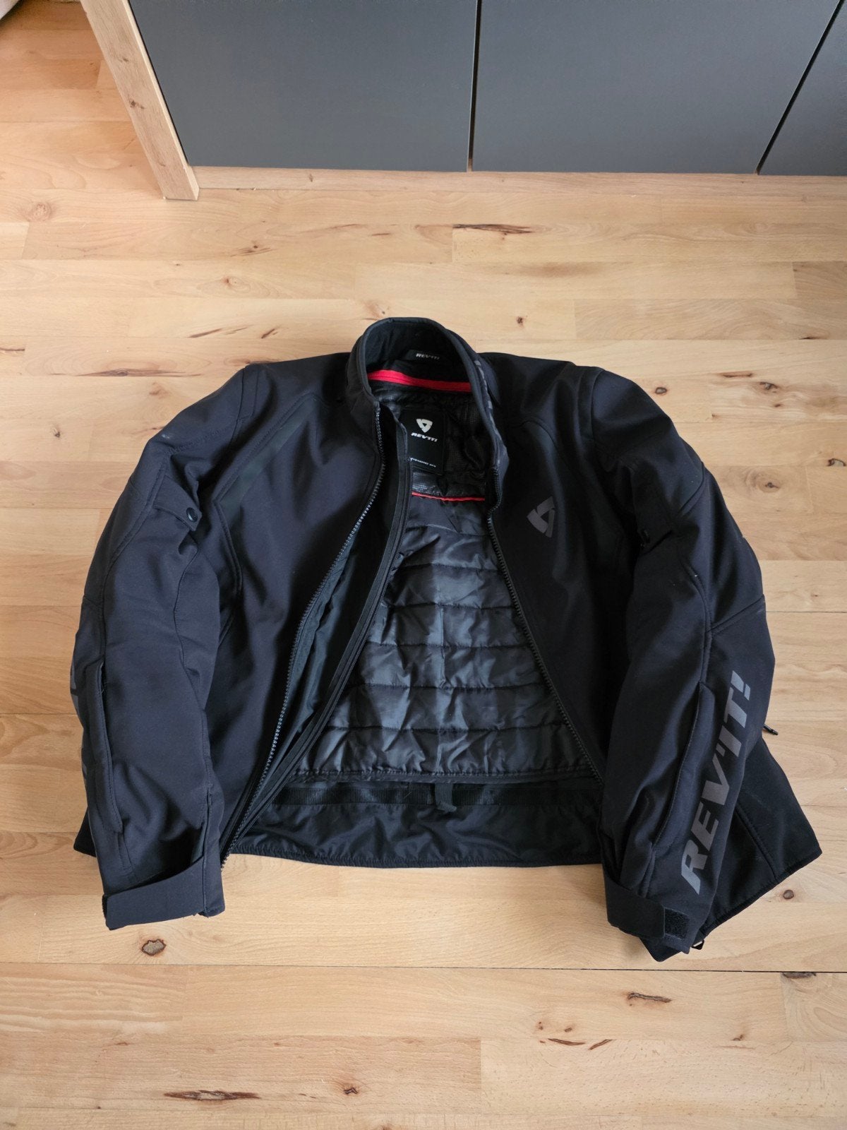 Rev'It motorjas softshell XL met protectoren en voering, Jas | textiel, Heren, Ophalen of Verzenden, Rev'It