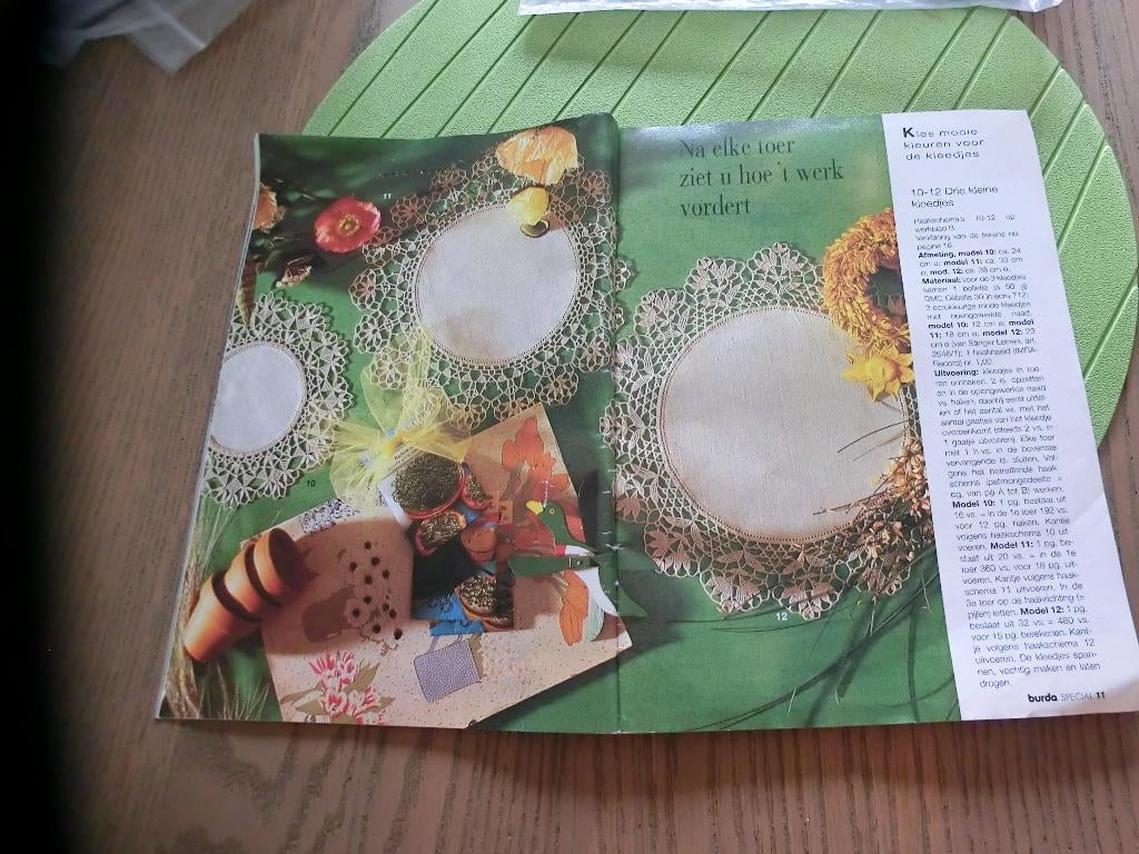 haken linnen doekjes patronen, Verzenden, Nieuw, Haken, Patroon of Boek
