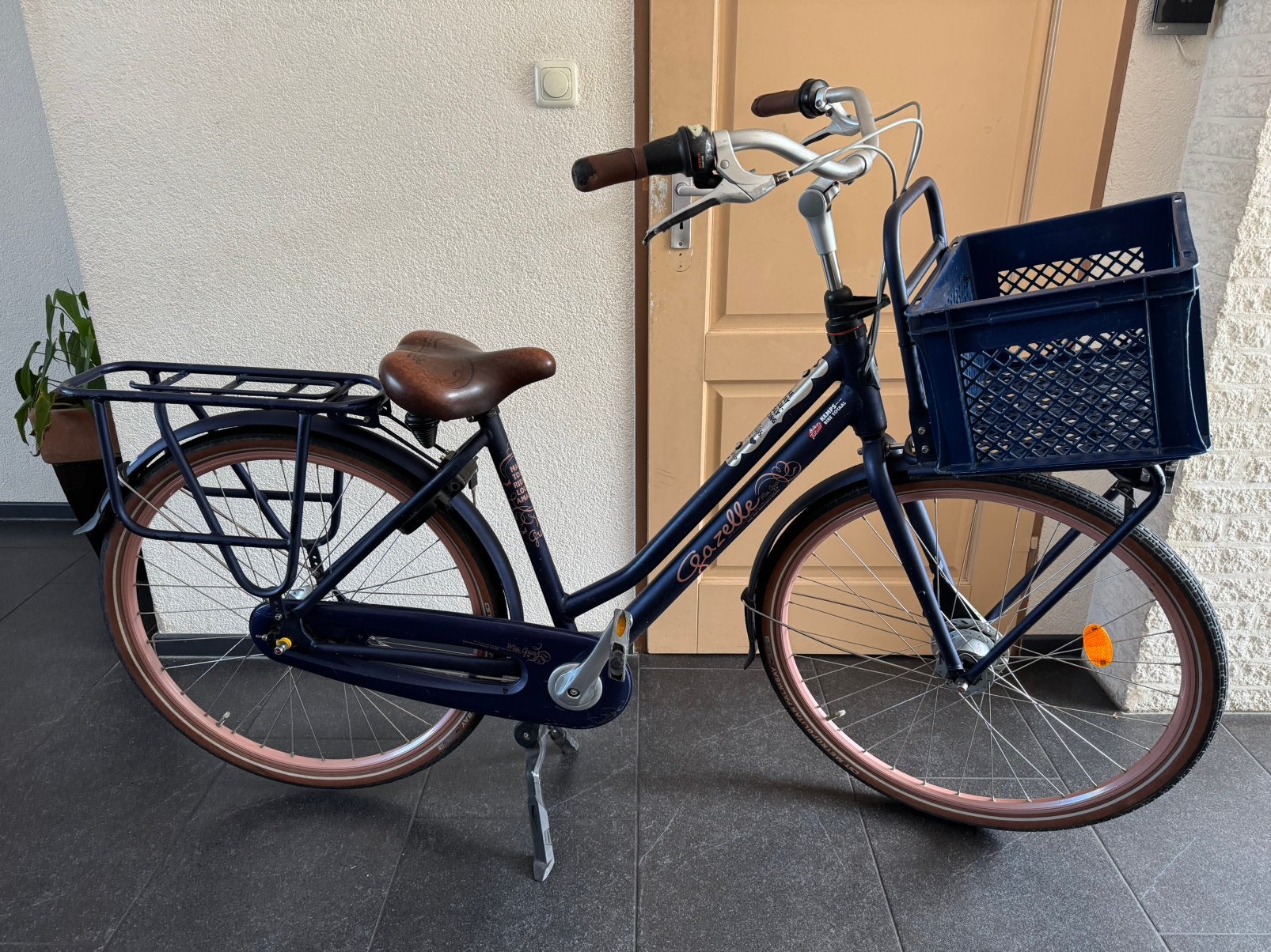 Mooie Gazelle Miss Grace transportfiets 28 inch, 49 cm, Ophalen, 47 tot 50 cm, Versnellingen, Gazelle