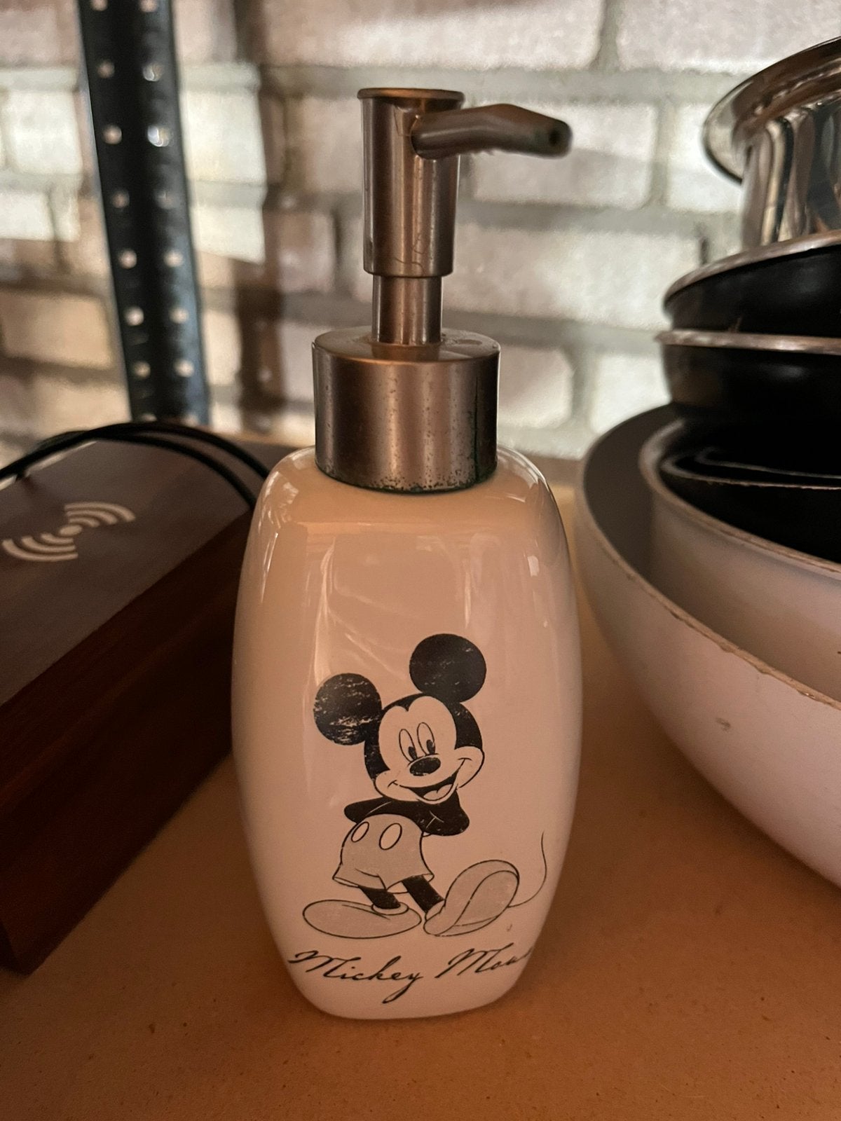 Mickey Mouse zeep dispencer, Ophalen of Verzenden, Zo goed als nieuw