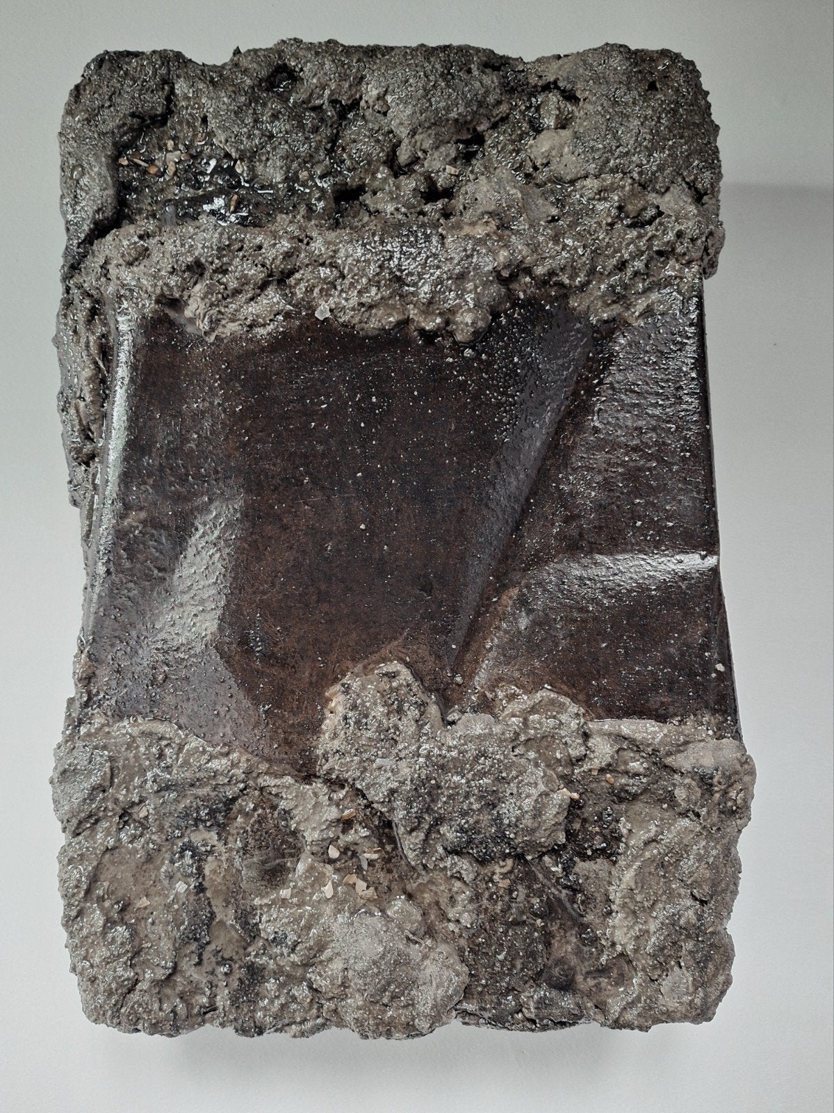 Abstract/ Brutalist sculptuur, Ophalen of Verzenden, Handgemaakt, Steen of Keramiek, Beeld