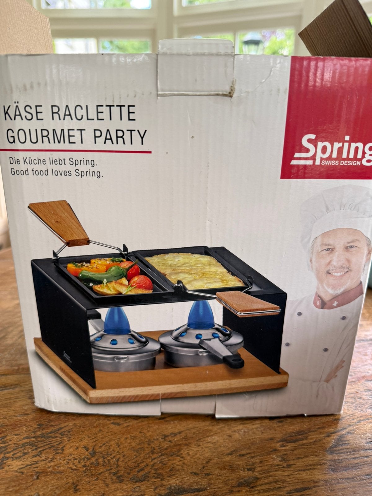 Swiss Design Käse Raclette nieuw, Ophalen of Verzenden, Zo goed als nieuw, 8 personen of meer
