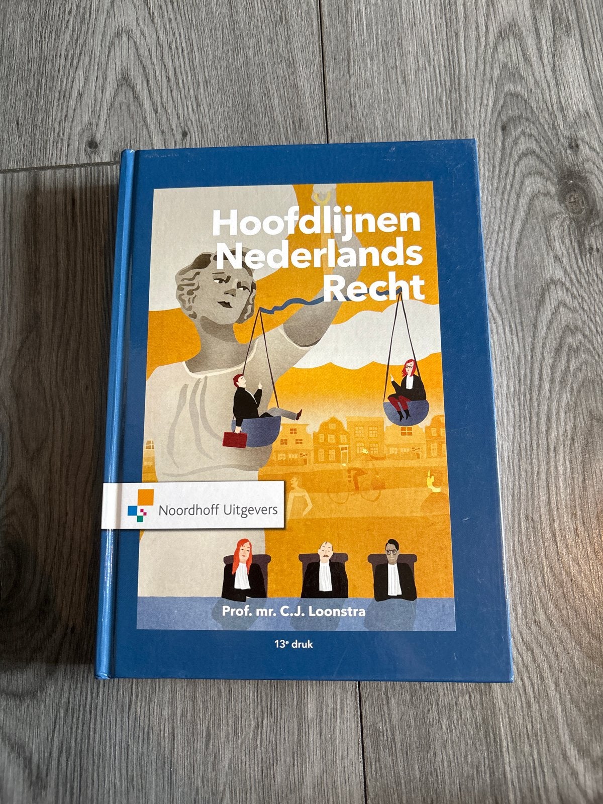Hoofdlijnen Nederlands Recht - Prof. mr. C.J. Loonstra, Ophalen of Verzenden, Gamma, Zo goed als nieuw, HBO