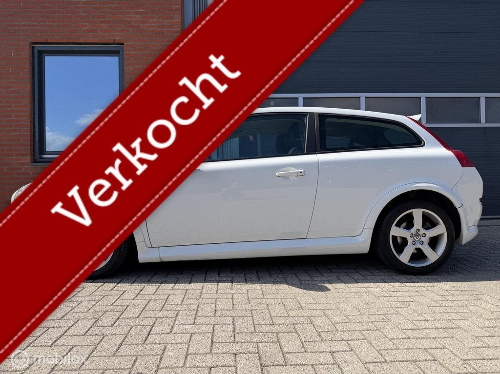 Volvo C30 2.0 145pk R-Edition - leder - 17inch -, Zwart, 4 cilinders, 4 stoelen, Leder en Stof