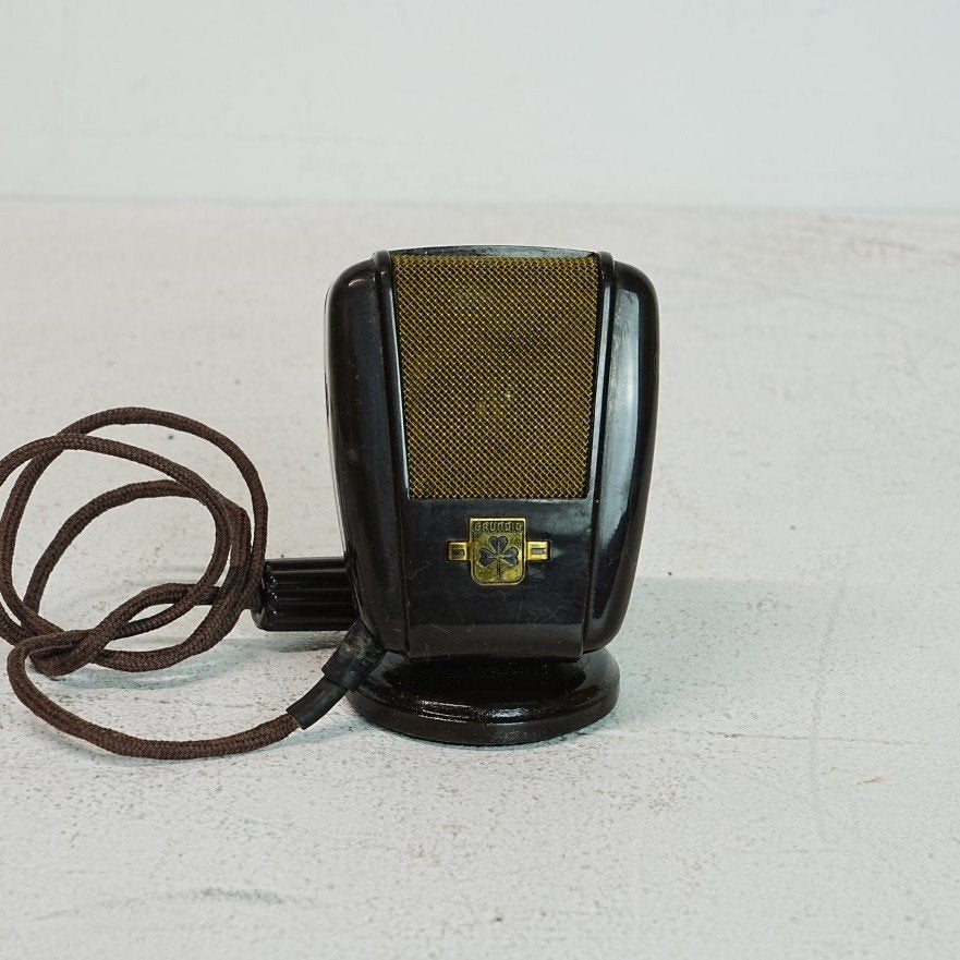 Vintage Grundig Microfoon - Jaren '50/'60, Muziek en Instrumenten, Ophalen of Verzenden, Gebruikt, Overige typen