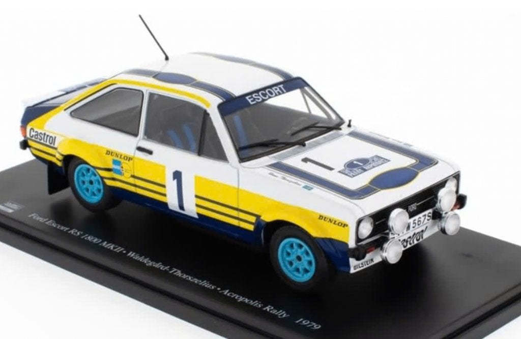 Ford Escort RS 1800 MKII 1979 Acropolis rally schaal 1/24, Ophalen of Verzenden, Nieuw, Auto, Overige merken