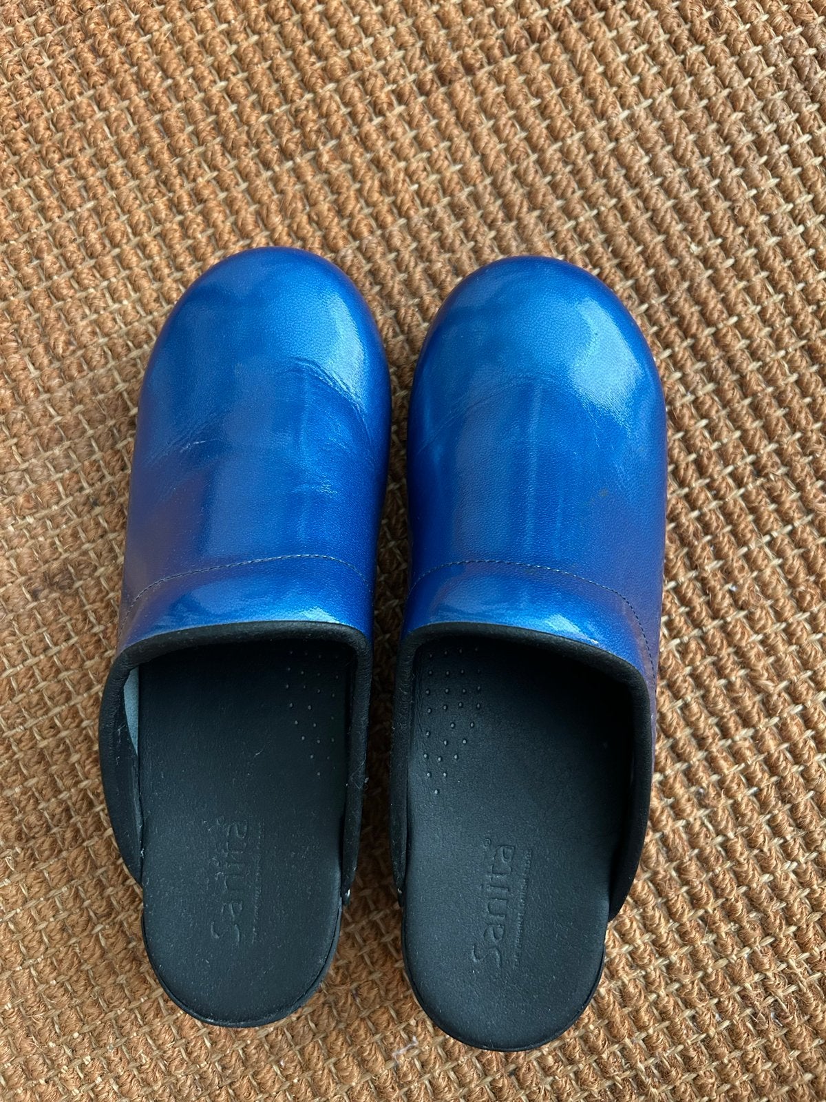 Sanita klompen blauw - Maat 42, Kleding | Dames, Schoenen, Ophalen of Verzenden, Zo goed als nieuw, Blauw, Overige typen