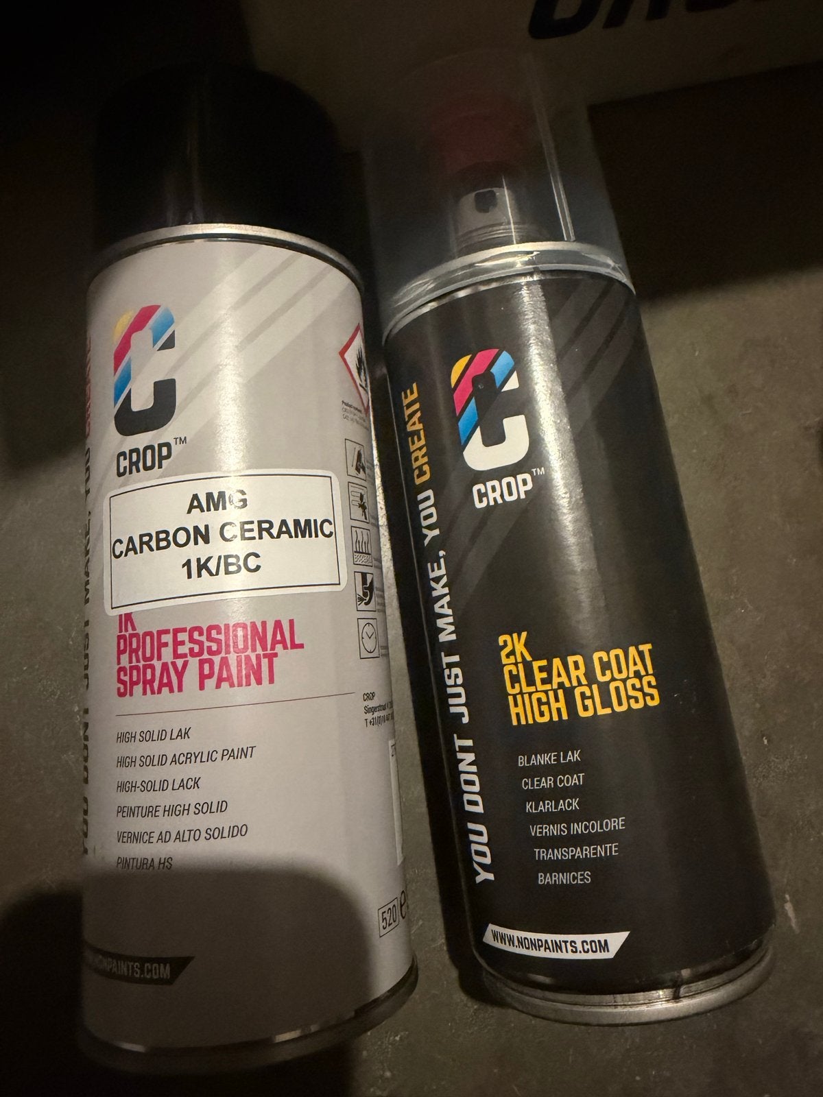 Crop Spray AMG Carbon Ceramic verf + 2K blanke lak, Ophalen of Verzenden