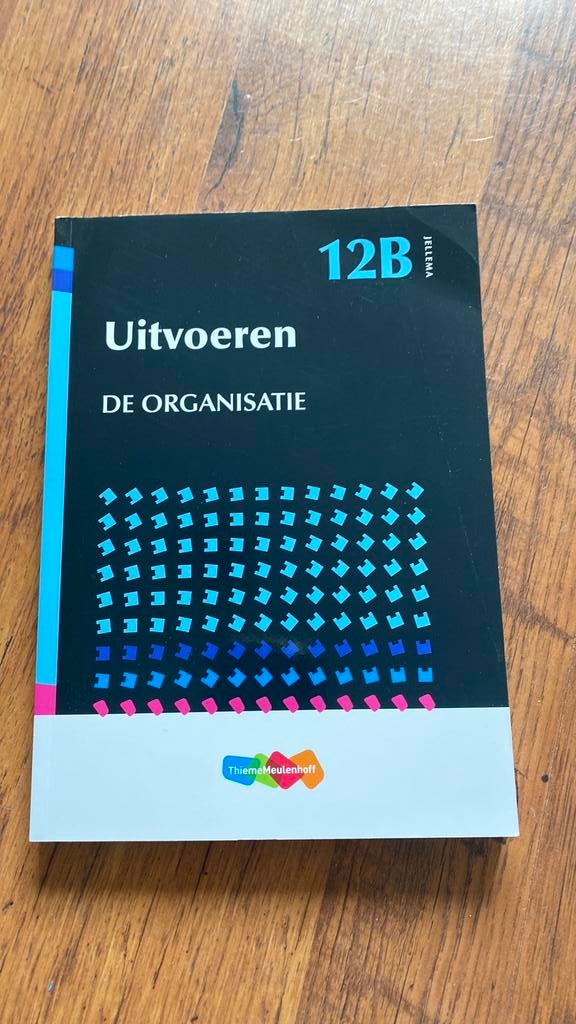 Jellema 12B Uitvoeren / De organisatie, Boeken, Ophalen of Verzenden, Nieuw, Overige niveaus, Nederlands