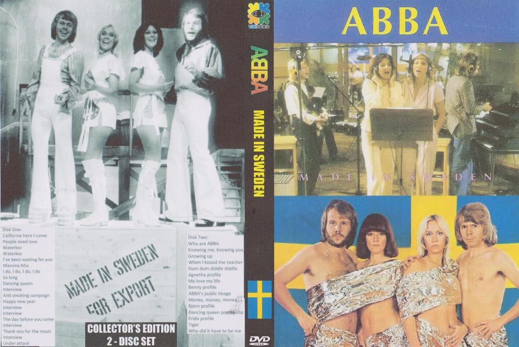 ABBA  made in Sweden 2 dvd, Alle leeftijden, Verzenden, Nieuw in verpakking, Muziek en Concerten