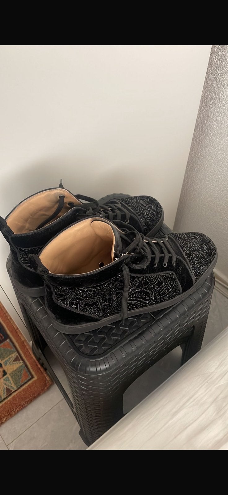 Christian louboutin, Kleding | Heren, Schoenen, Ophalen of Verzenden, Zo goed als nieuw, Zwart