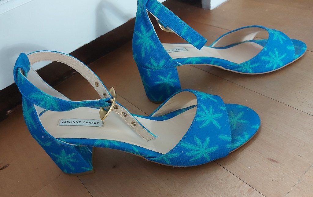 Fabienne chapot schoenen, Blauw, Fabienne Chapot, Gedragen, Sandalen of Muiltjes