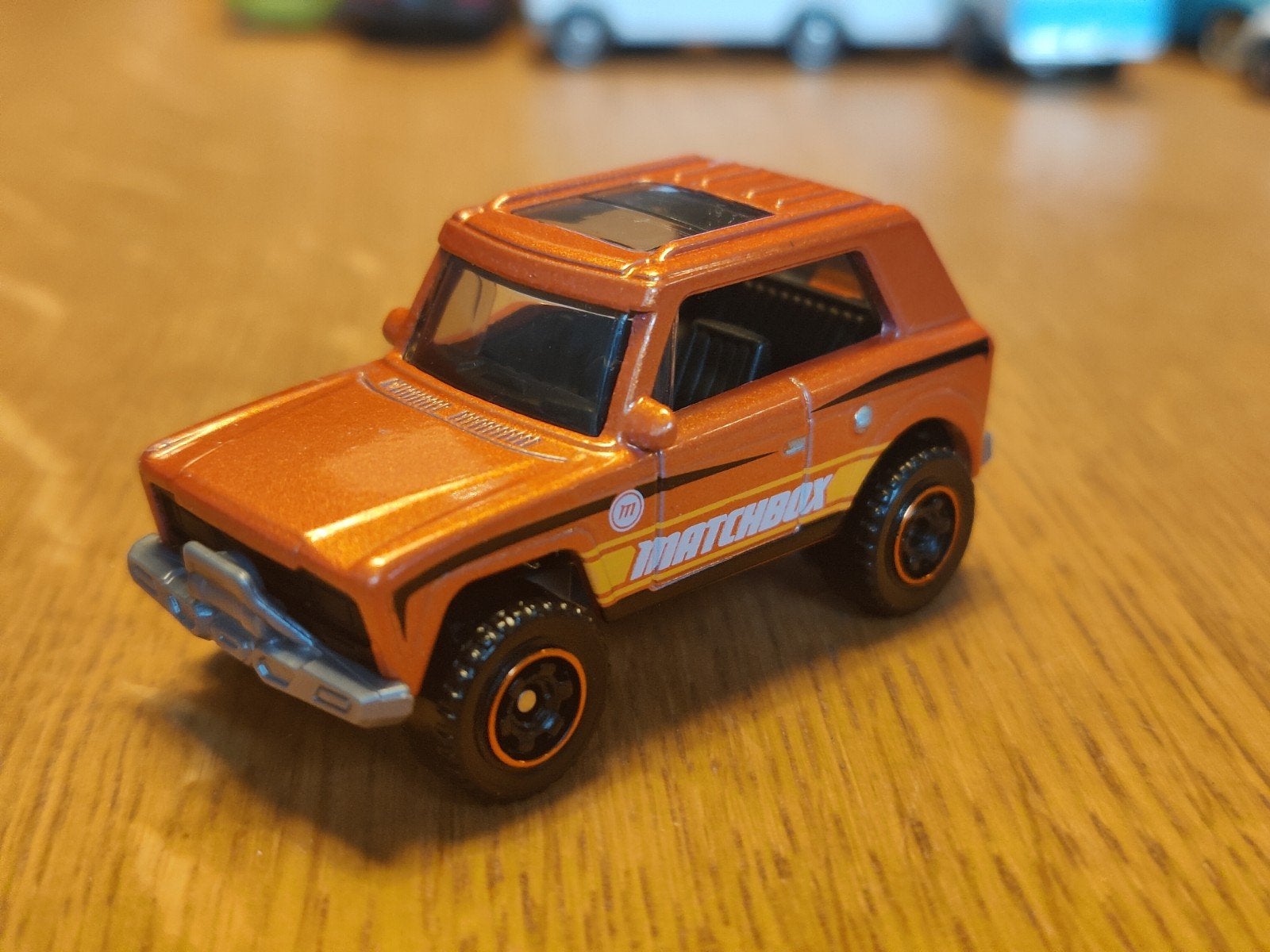 Matchbox MBX Field Car ORANJE, Ophalen of Verzenden, Zo goed als nieuw, Auto