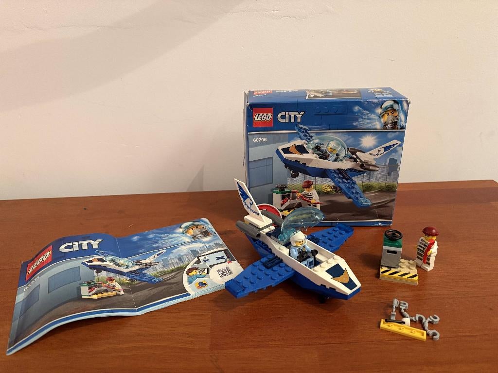 Lego City - politie vliegtuig, Lego, Ophalen of Verzenden, Inclusief doos, Complete set